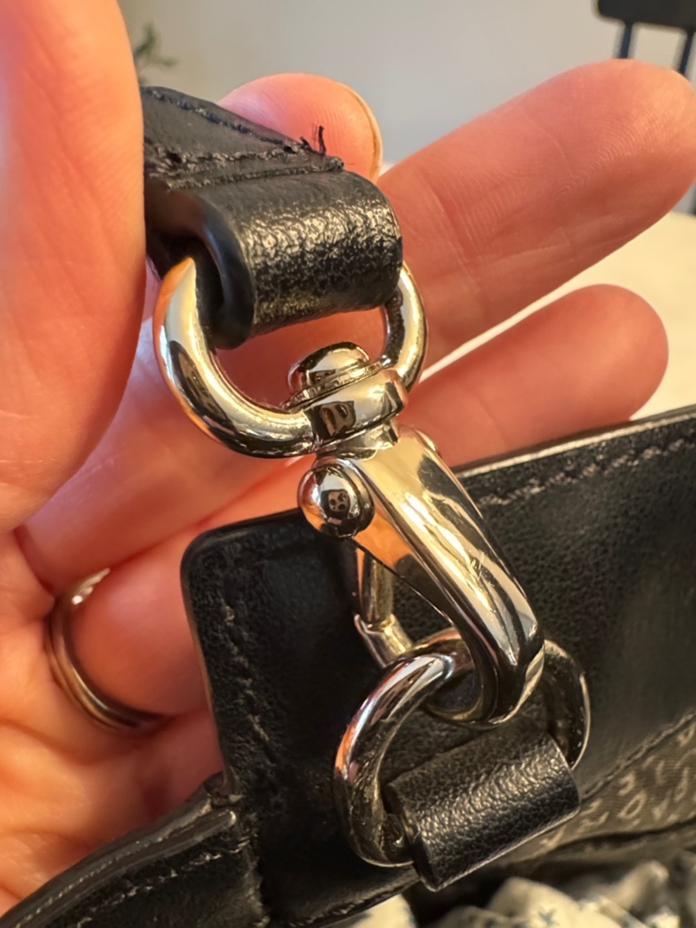 EUC! Kate Spade West Street Abby Black Pebbled Leather Multi-Way Bag - Picture 5 of 11
